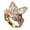 Gold C, variant on Butterfly Floral Rings for Women Enamel Open Adjustable Stainless Steel Cubic Zirconia Vintage Elegant Hollow Out Pink Flower Dainty Personalized Gift Jewelry Silver Plated C