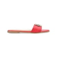 thumbnail image 3 of Journee Collection Womens Faux Leather Dressy Slide Sandals, 3 of 4