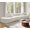 IVORY, variant on Tina's Home Curved Chenille Sectional Sofa, 130" Modern Foam Couch No Assembly for Living Room OLIVE