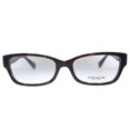 thumbnail image 2 of Coach 0HC6078 Optical Full Rim Rectangle Womens Eyeglasses - Size 52 (Dark Tortoise / Transparent), 2 of 3