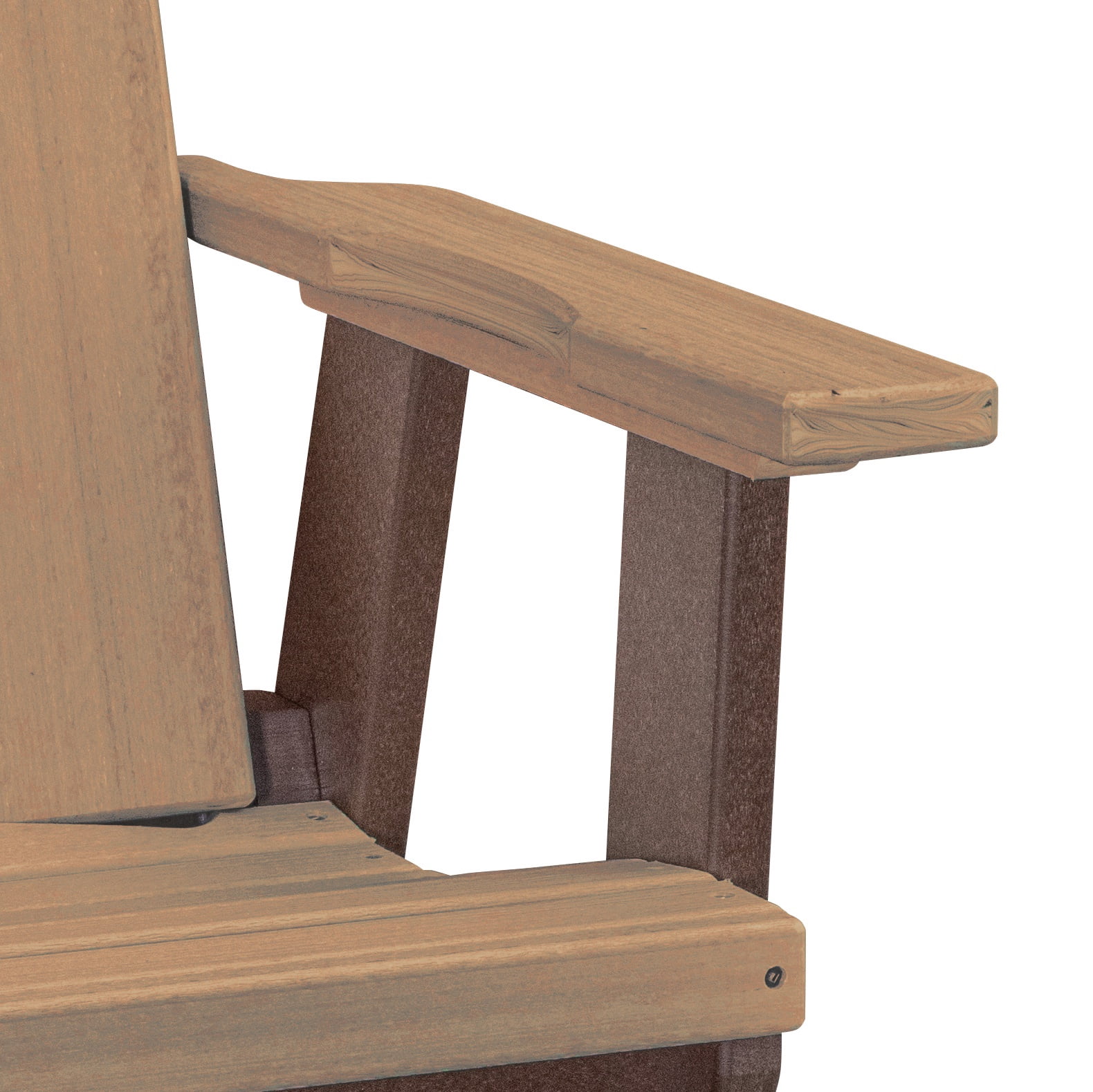 American Furniture Classics Model 416CTB Brandon Balcony Glider in Cedar on a Tudor Brown Base