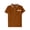Light Brown, variant on Men's Short Sleeve Polo Shirt, Contrast Trim Collared Top with Chest Pocket for Casual & Workwear White M