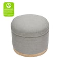 thumbnail image 4 of Namesake Naka Modern Fabric Storage Ottoman in Performance Gray, 4 of 7