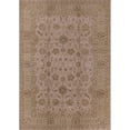 thumbnail image 1 of Ahgly Company Machine Washable Indoor Rectangle Industrial Modern Light Copper Gold Area Rugs, 7' x 10', 1 of 7