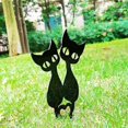 thumbnail image 1 of Garden Decoration, Cat Decoration Garden Silhouette Outdoor Lawn Ornaments Apply for Outdoor Garden Lawn Garden Decoration Gifts (Cat),, 1 of 1