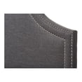 thumbnail image 4 of HomeStock Urban Upmarket Modern and Contemporary Fabric Upholstered Headboard, Nailded Trim Head Board-Color:Grey,Size:Full, 4 of 9