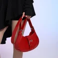 thumbnail image 5 of Bolsos cruzados de tendencia 2024, nuevos bolsos de moda con forma de bola de masa hervida, bolsos de hombro de cuero PU de lujo de gran capacidad y alta calidad, 5 of 5