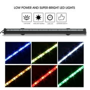 Remote Control LED Air Bubble Light 110V Underwater Submersible Aquarium Fish Tank Lamp Making Oxygen For Fish US Plug