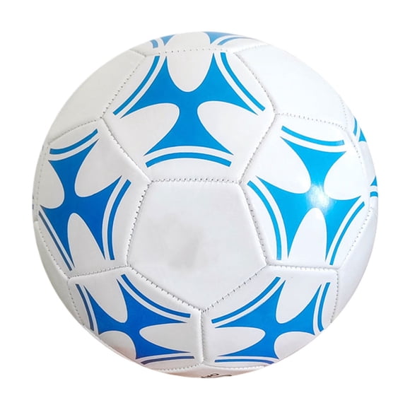 Ruiboury Training Soccer Ball Size 5 Outstanding Durability And Enhanced Foot Feel Professional Football Official White and blue