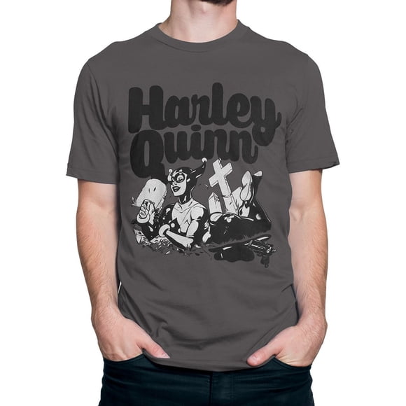 Harley Quinn Cemetery R.I.P. Men's T-Shirt-2XLarge