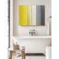 thumbnail image 6 of Yellow Gray Ombre Wall Art for Living Room, Canvas Picture Wall Decor for Bathroom Bedroom, Vintage Country Wooden Painting Artwork for Office Kitchen Hallway Dining Room Home Decorations 20"x24", 6 of 8