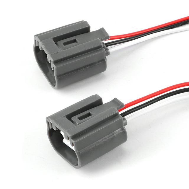 Enchufe 2 uds H13 9008 conector adaptador de arnés de cables hembra para enchufe LED de Cerámica resistente al calor ANGGREK