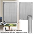 thumbnail image 5 of Window Heat Blocker, Blackout Aluminum Foil Window Film with Suction Cups Reusable Thermal Window Insulation Cover for Summer Heat Sun Blocking Privacy Shade for Home Sun Room (11.81x39.37in), 5 of 6