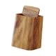 thumbnail image 4 of Cubo de basura decorativo creativo con forma de madera para polvo L con tapa, 4 of 9