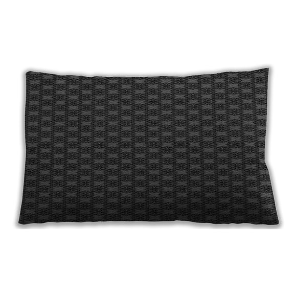 Ahgly Company Outdoor Rectangular Contemporary Lumbar Throw Pillow, 13 inch by 19 inch