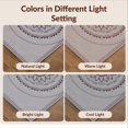 thumbnail image 7 of Design&I 8'x10' Washable Area Rug Boho Grey Sunburst Center Motif Ombre Gradient Lattice Purple Flowing Dynamic for Dining Room, Large Office, Lounge, Snag-Free, 7 of 7