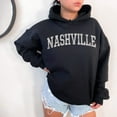 thumbnail image 3 of NASHVILLE Graphic Unisex Fleece Hooded Sweatshirt, 3 of 6