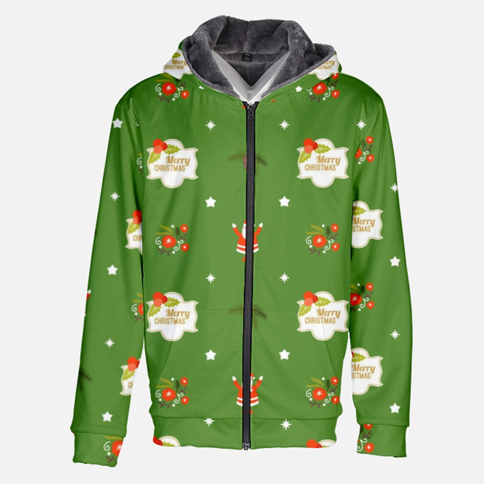 Beccgirl Christmas Tree Hoodies for Men Sherpa Lined Long Sleeve Hooded  Sweatshirt Lightweight Fleece Christmas Graphic : : Clothing,  Shoes 