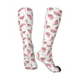 thumbnail image 4 of Daiia Sports Socks Watermelon Printed Novelty Crew Socks for Men Women Knee High Socks Cotton Socks Soft & Breathable Support Unisex Socks, 4 of 9