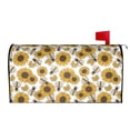 thumbnail image 2 of Haiem Sunflowers and Bees Mailbox Covers Magnetic ,Mailbox Wraps Post Letter Box Cover for Holiday Garden Yard Decor-21x18 in, 2 of 9