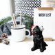thumbnail image 4 of Perro Negro Con Gorro Navideño Adornos Navideños De Resina Para El Salón Y El Porche Decoración Artesanal, 4 of 7