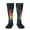 2 Black-2, variant on Xecao Rainbow Sausages On Dark Slate Print Compression Socks for Both Men And Women for Running, Travel, Flight, Nurse