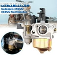 thumbnail image 3 of Carburetor w/Main Jet Kit Upgraded carb for Coleman BT200X CT200U Trail CT200U-EX CT200U-EXR Mini Bikes Go-Kart Baja Warrior MB165 MB200 196cc 200cc 212cc 6.5Hp Manual Choke Go kart Carb, 3 of 6