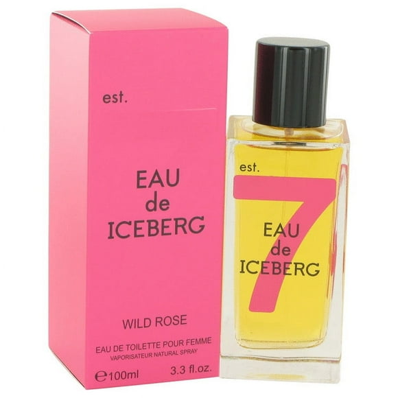 Eau de Iceberg Wild Rose by Iceberg for Women - 3.3 oz EDT Spray