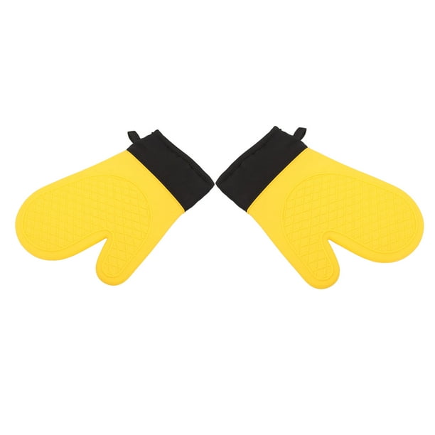 Guantes Para Horno, 2 Uds., Antideslizantes, Fáciles De Limpiar, Puños De Algodón, Forro, Guantes De Cocina Para Cocinar Panadería