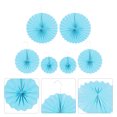 thumbnail image 3 of 6 Pcs Paper Folding Fan Adorns Party Fan Flower Decors Adorable Paper Fans, 3 of 8