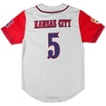 thumbnail image 2 of Big Boy Kansas City Monarchs S5 Adult Baseball Jersey [Grey - M], 2 of 9