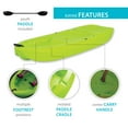 thumbnail image 5 of Lifetime Relay 65 in. Sit-on-Top 100 lb. Weight Capacity Youth Kayak, Chartreuse (91323), 5 of 24