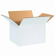 The Packaging Wholesalers Corrugated Boxes 12" x 10" x 8" White 25/Bundle BS121008W