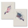thumbnail image 1 of Gango Home Decor Vertical Eagle feather I & II by Incado (Printed on Paper); Two 11x14in Unframed Paper Posters, 1 of 5