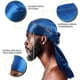 thumbnail image 4 of 4pcs Silky Durags, Silk Durag For Men Women Waves, Silk Durag Pack With 1 Wave Cap, Silky Satin Durag Extra Long Tails, 4 of 5