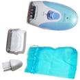 thumbnail image 4 of Timco DS-9610 Rasuradora y Depiladora Recargable, Cabeza Individual Intercambiable, Azul/Blanco, 4 of 4