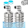 thumbnail image 2 of 2PCS Fully Automatic Water Level Control Float Valve, Stainless Steel Mini Floating Valve -1/2In side Water Intake, 2 of 7