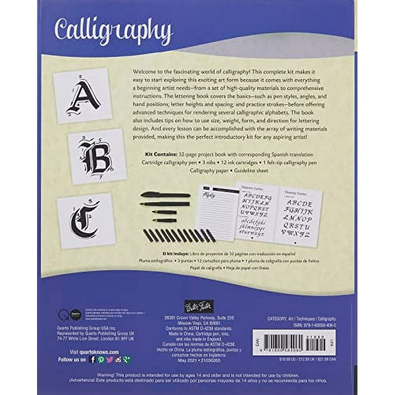 Walter Foster Beginner's Calligraphy Kit