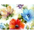 thumbnail image 2 of King 14x12 White Modern Wood Framed Museum Art Print Titled - Spring Watercolor I, 2 of 4
