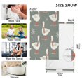 thumbnail image 6 of Yayeee 100% Cotton Hand Towels for Bathroom 16" x 28" Soft Absorbent Kitchen Towel, Winter Goose, 6 of 7