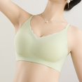 thumbnail image 6 of XFHLMJFF Bras For Women Soft Cozy Casual Everyday Bralette Seamless No Underwire Scalloped Push Up Wireless Comfort Lettes Full Coverage Leisure Underwear, 6 of 9