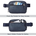 thumbnail image 5 of Belt Bag for Women PU Leather Fanny Pack Crossbody Bags for Women Waist Bag with Adjustable Strap, Brown, 5 of 8