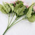thumbnail image 4 of destyer 2pcs 5-Branch Artificial Flower Simulation Cloth Bouquet Home Wedding Plastic artificial Floral Decor, 4 of 7