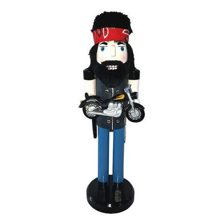 Biker Santa - Santas Workshop Biker Nutcracker