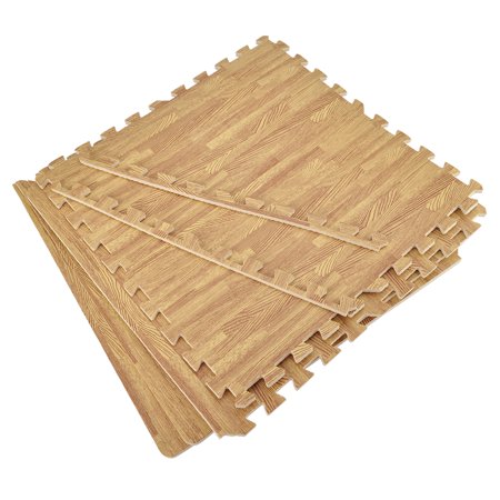 Aspire 2 X 2 X 3 8 Eva Foam Floor Mats Borders Included Wood