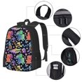 thumbnail image 2 of Balery Colorful Animals Mochila para hombre y mujer - Tela Oxford 600D resistente - Gran capacidad, resistente al agua, ideal para la escuela, viajes y senderismo, 2 of 6