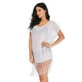 thumbnail image 3 of Tinglu Chiffon Tassel Dress Women Bikini Cover Up Swimsuits, 3 of 6