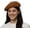 Chocolate, variant on 1Pack Classic Wool Beret Hats for Women Man Painter hat Beret for Man Woman Warm Winte.