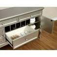 thumbnail image 2 of Bowery Hill Wine Rack Sideboard in Silver, 2 of 3