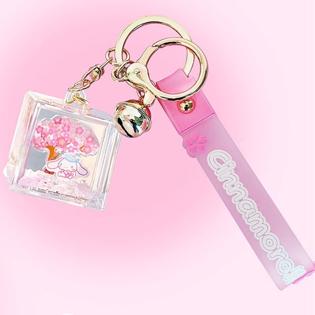 Sweet Thing-Llavero colgante de aceite Sanrio Melody Kuromi Hello Kitty Cinnamoroll, bolsa colgante, caja ciega, hebilla de muñeca de dibujos animados YAOSANBAO BAO unisex